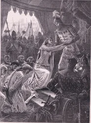 La reine Philippa intercédant pour les bourgeois de Calais, 1347